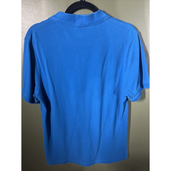 Burberry Brit Mens Blue Nova Check Short Sleeve Polo Shirt Large - Picture 4 of 5